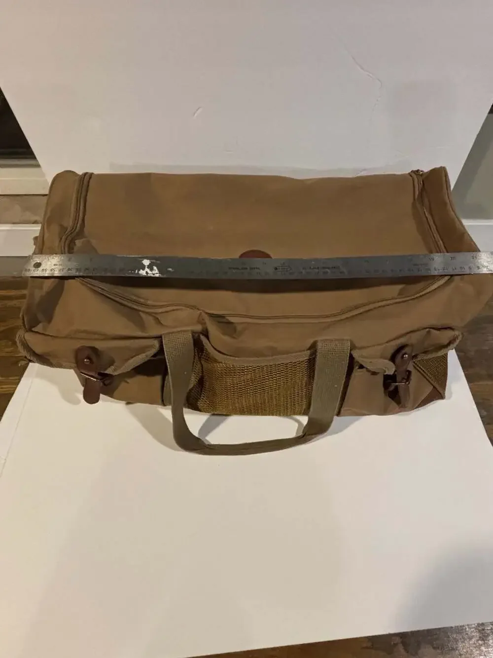 Vintage Ralph Lauren Canvas and Leather Duffel Bag